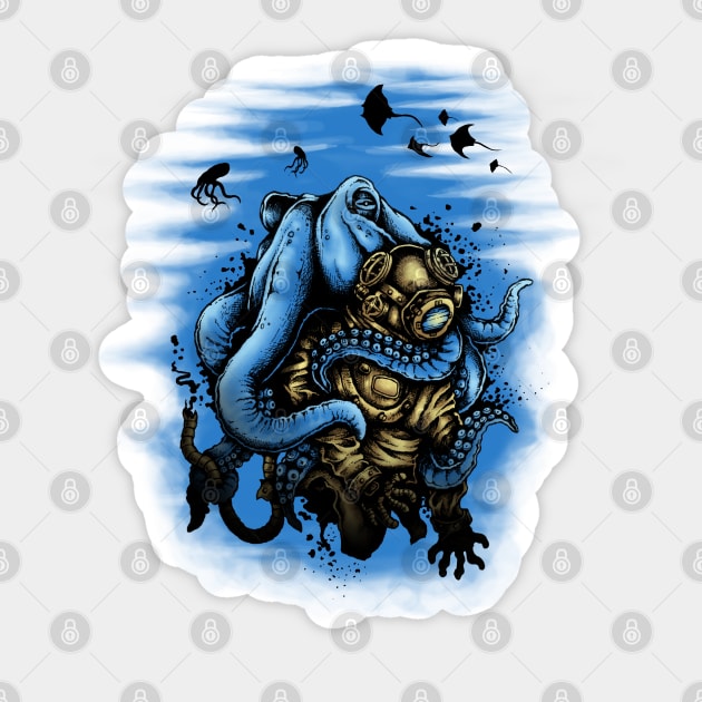 Deep Water Mystery Sticker by medabdallahh8